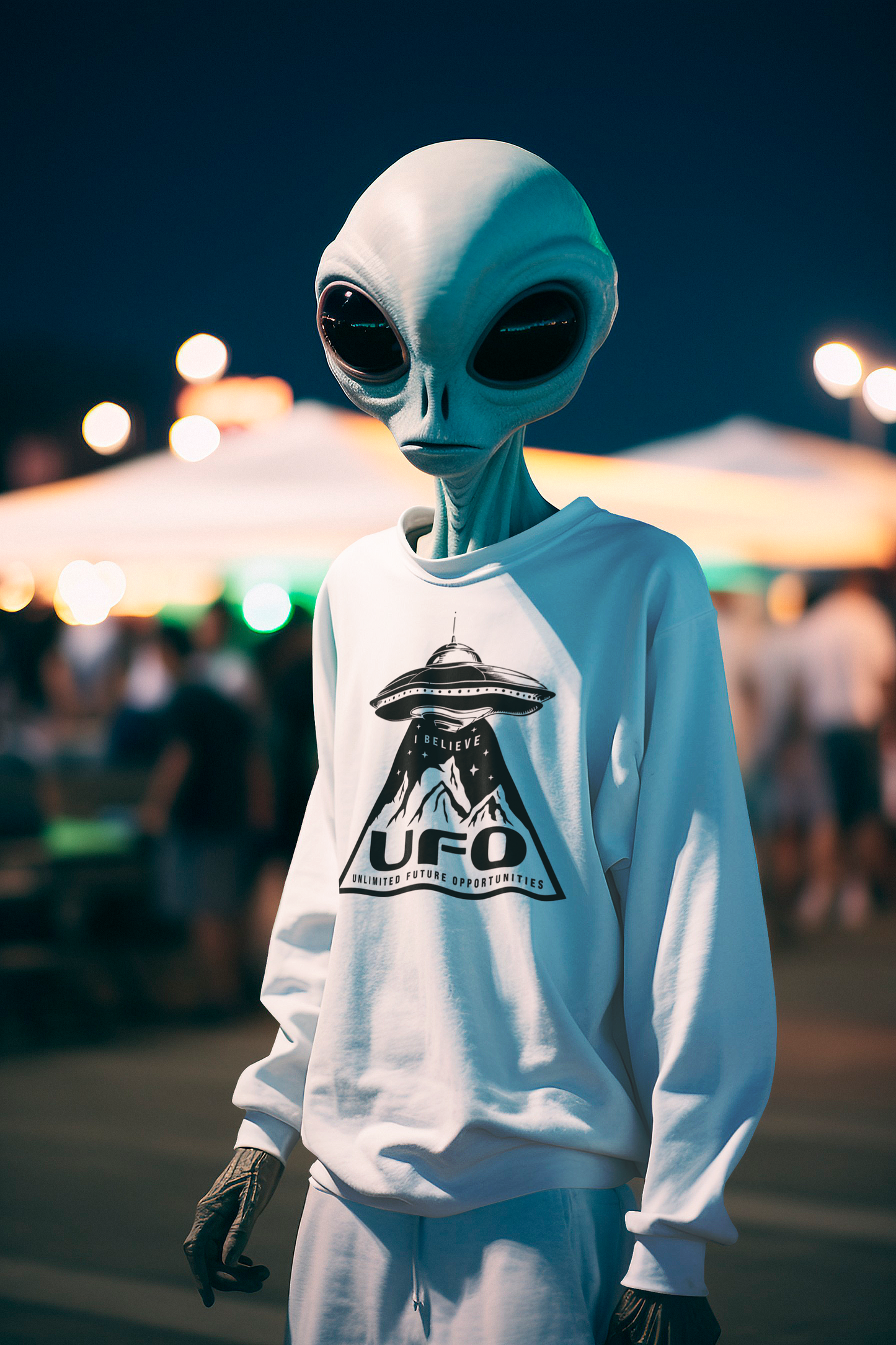 I Believe UFO Unlimited Future Opportunities Unisex Sweatshirt