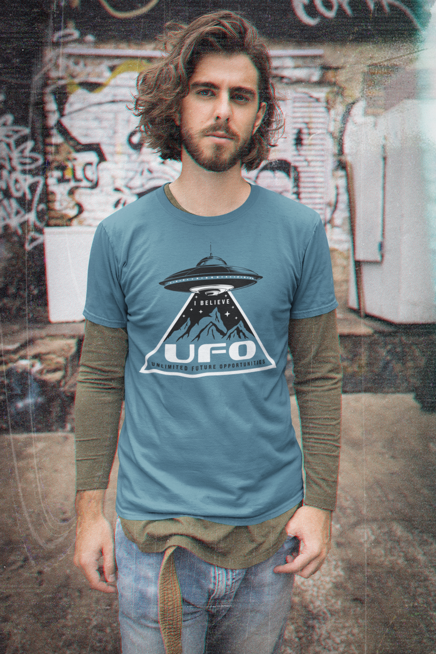 I Believe UFO Unlimited Future Opportunities Unisex T-Shirt