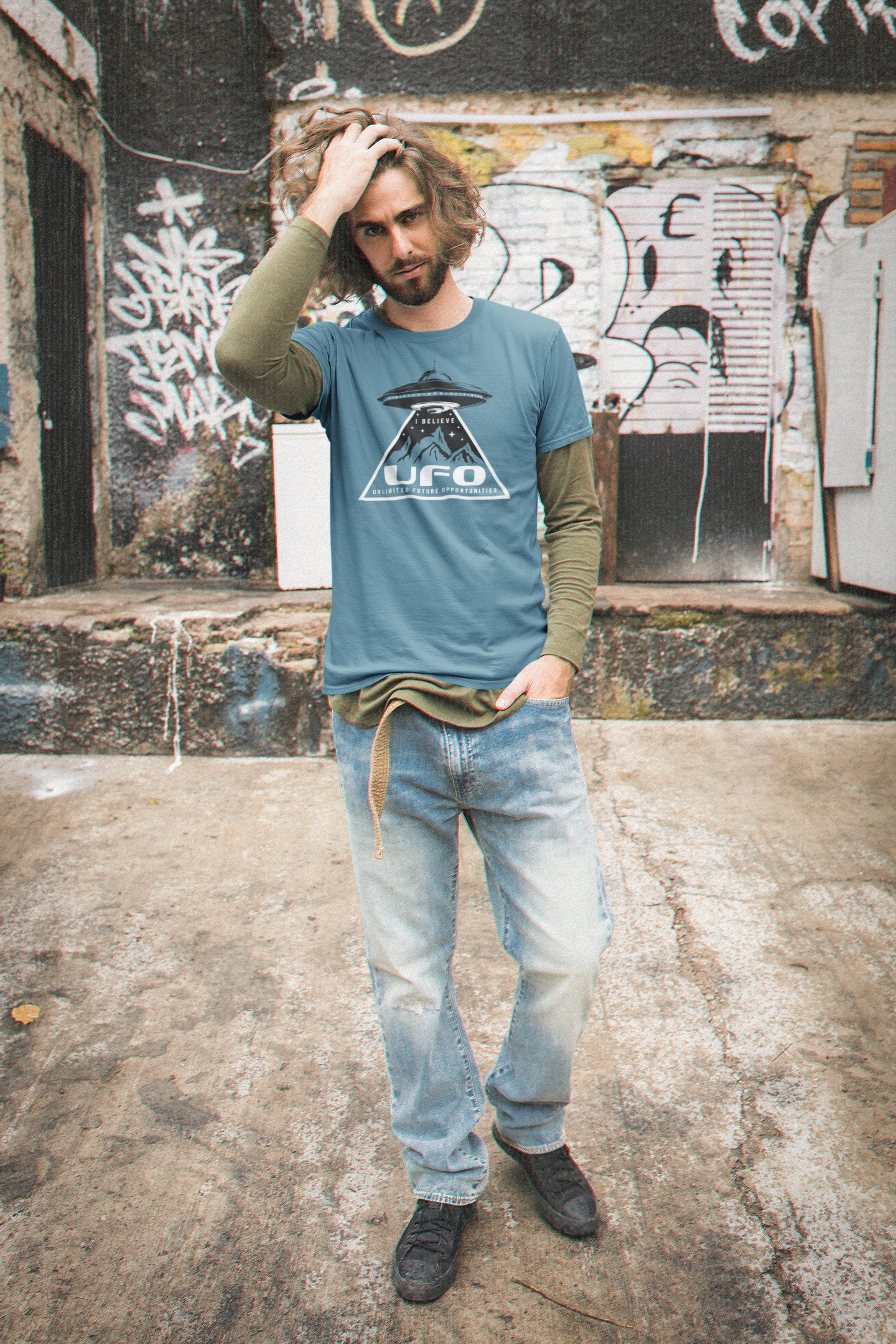 I Believe UFO Unlimited Future Opportunities Unisex T-Shirt