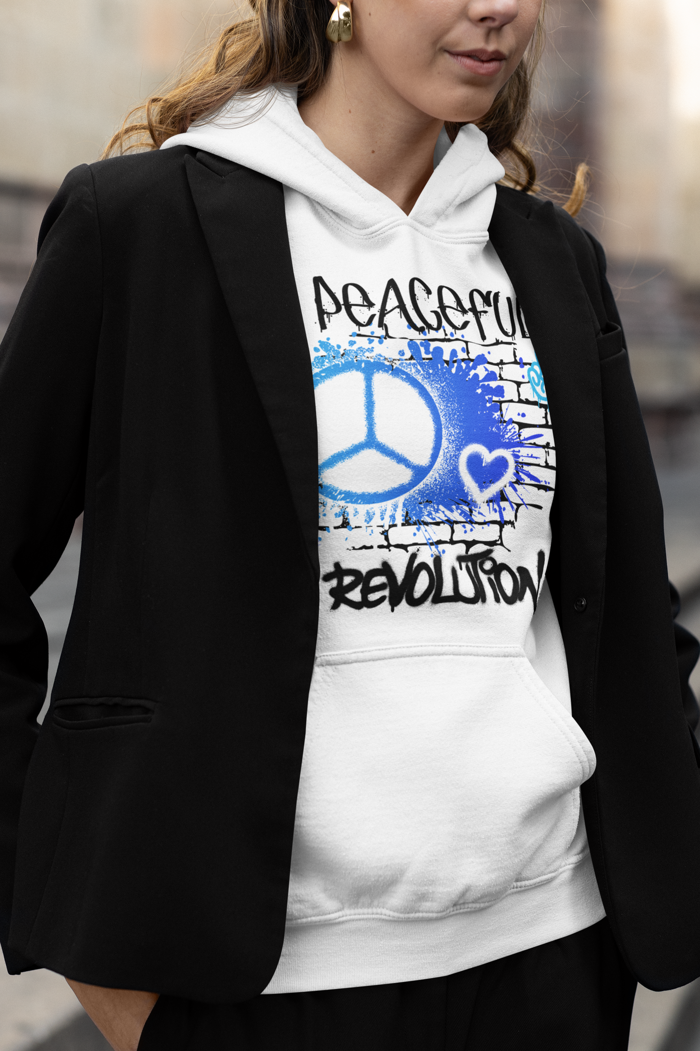 Peaceful Revolution Unisex Hoodie