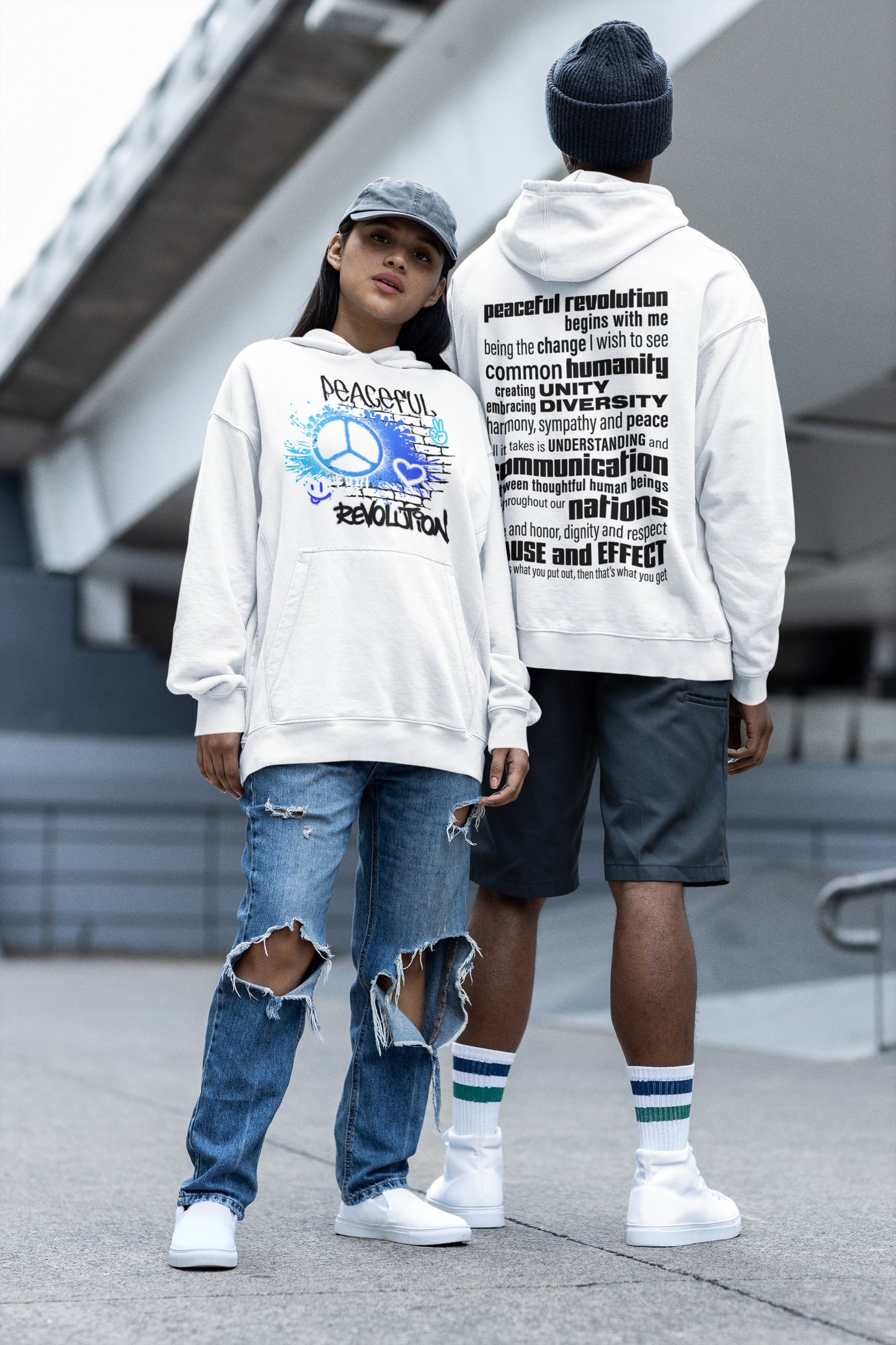 Peaceful Revolution Unisex Hoodie