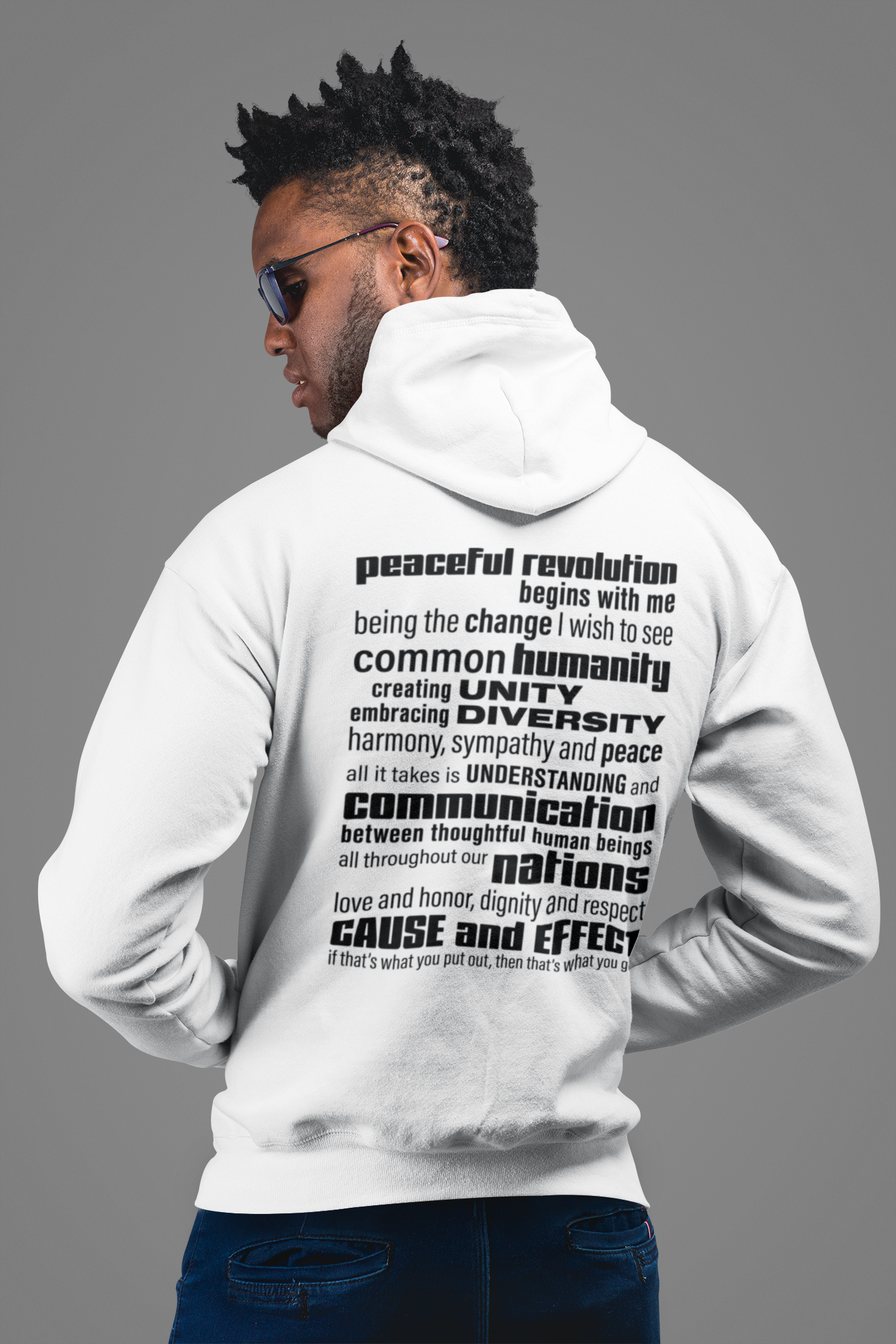 Peaceful Revolution Unisex Hoodie