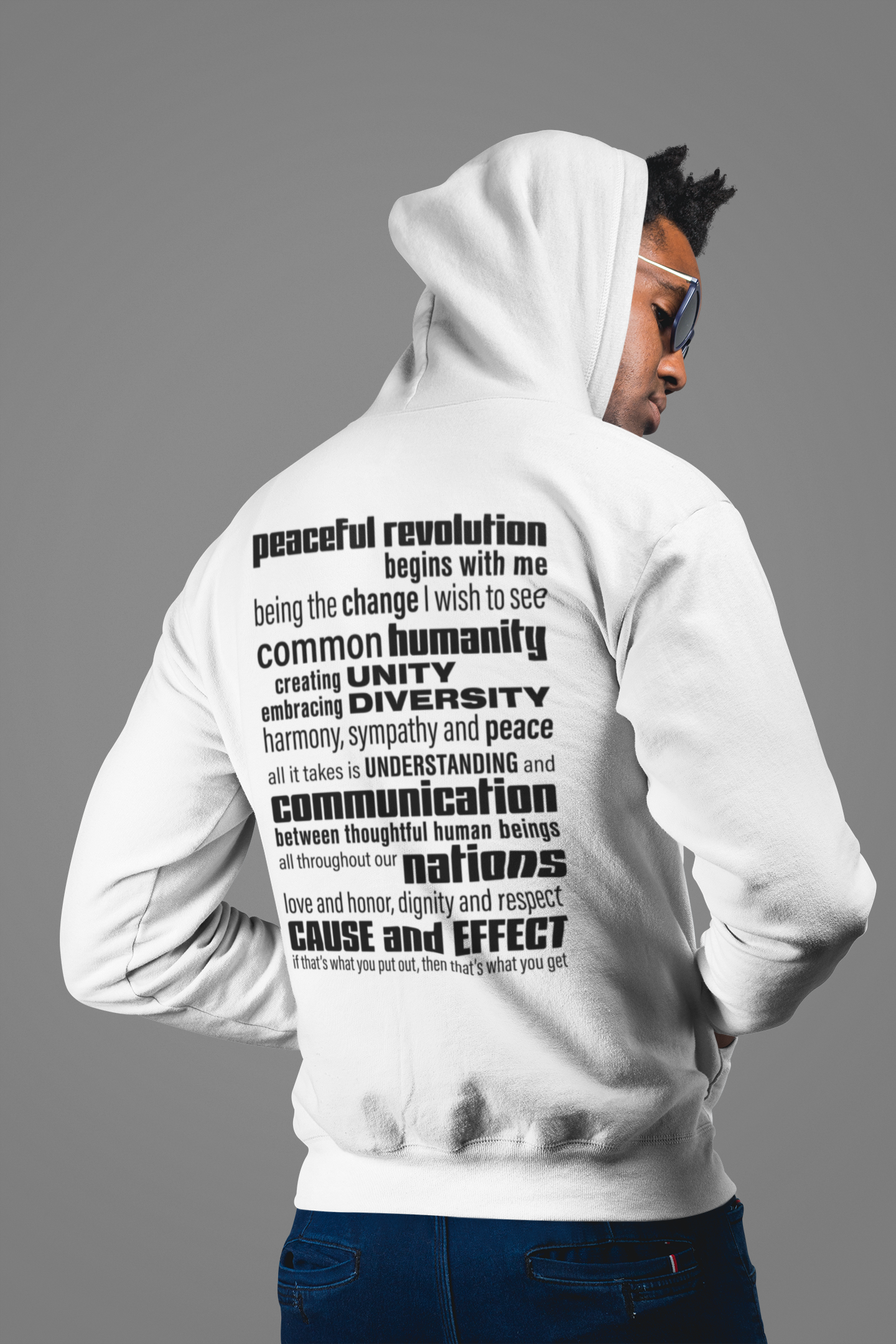 Peaceful Revolution Unisex Hoodie