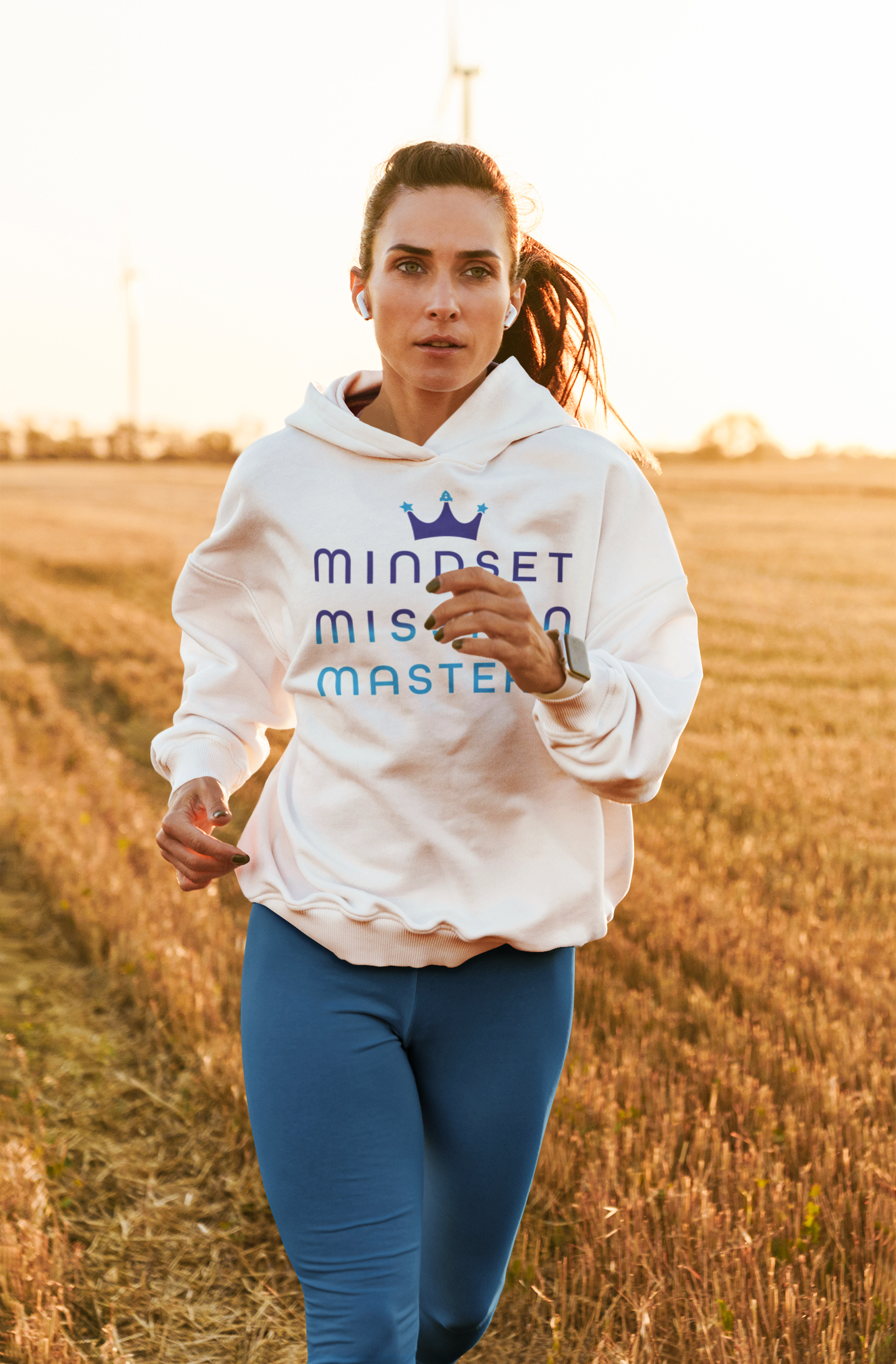 Mindset Mission Mastery Crown Unisex Hoodie