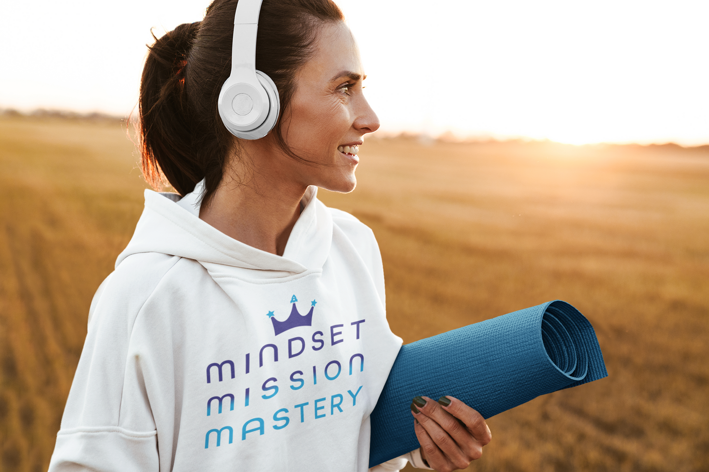 Mindset Mission Mastery Crown Unisex Hoodie