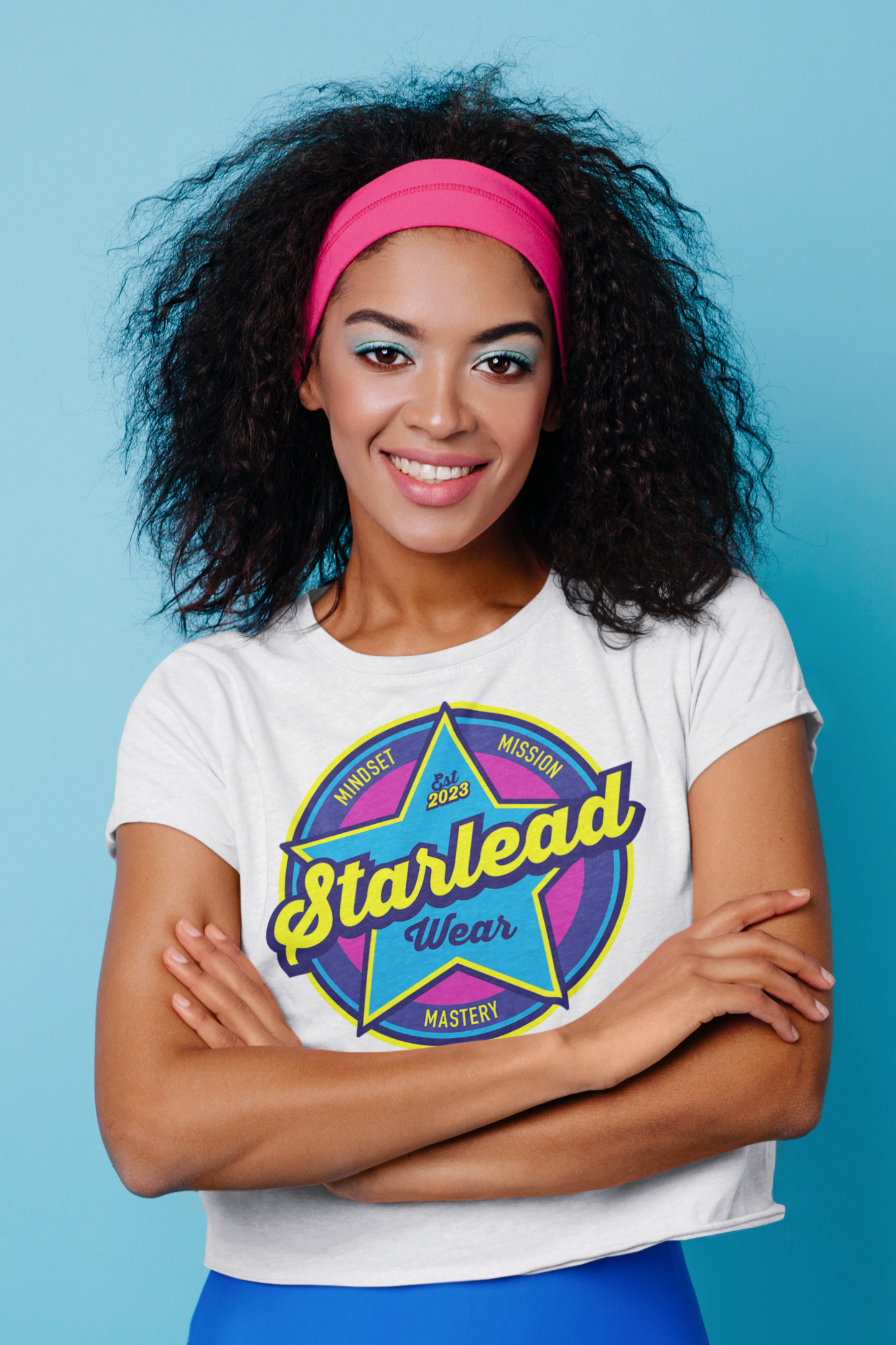 Starlead Wear Mindset Mission Mastery Vintage Women’s Crop Top T-Shirt