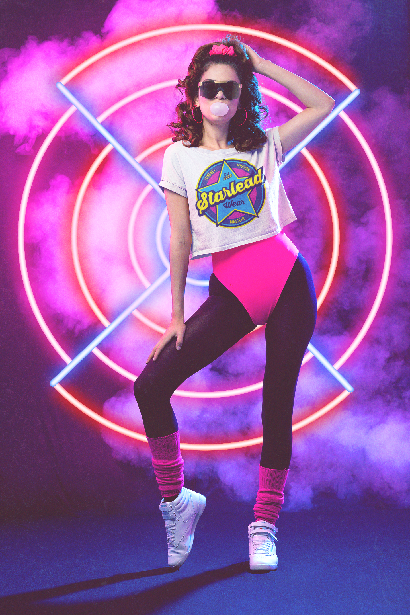 Starlead Wear Mindset Mission Mastery Vintage Women’s Crop Top T-Shirt