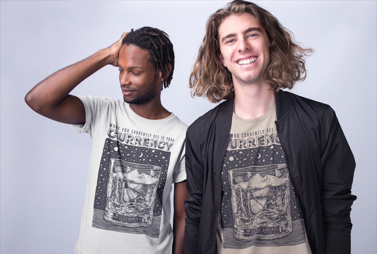 What You Currently See Is Your Currency - Glass Illusion Unisex T-Shirt