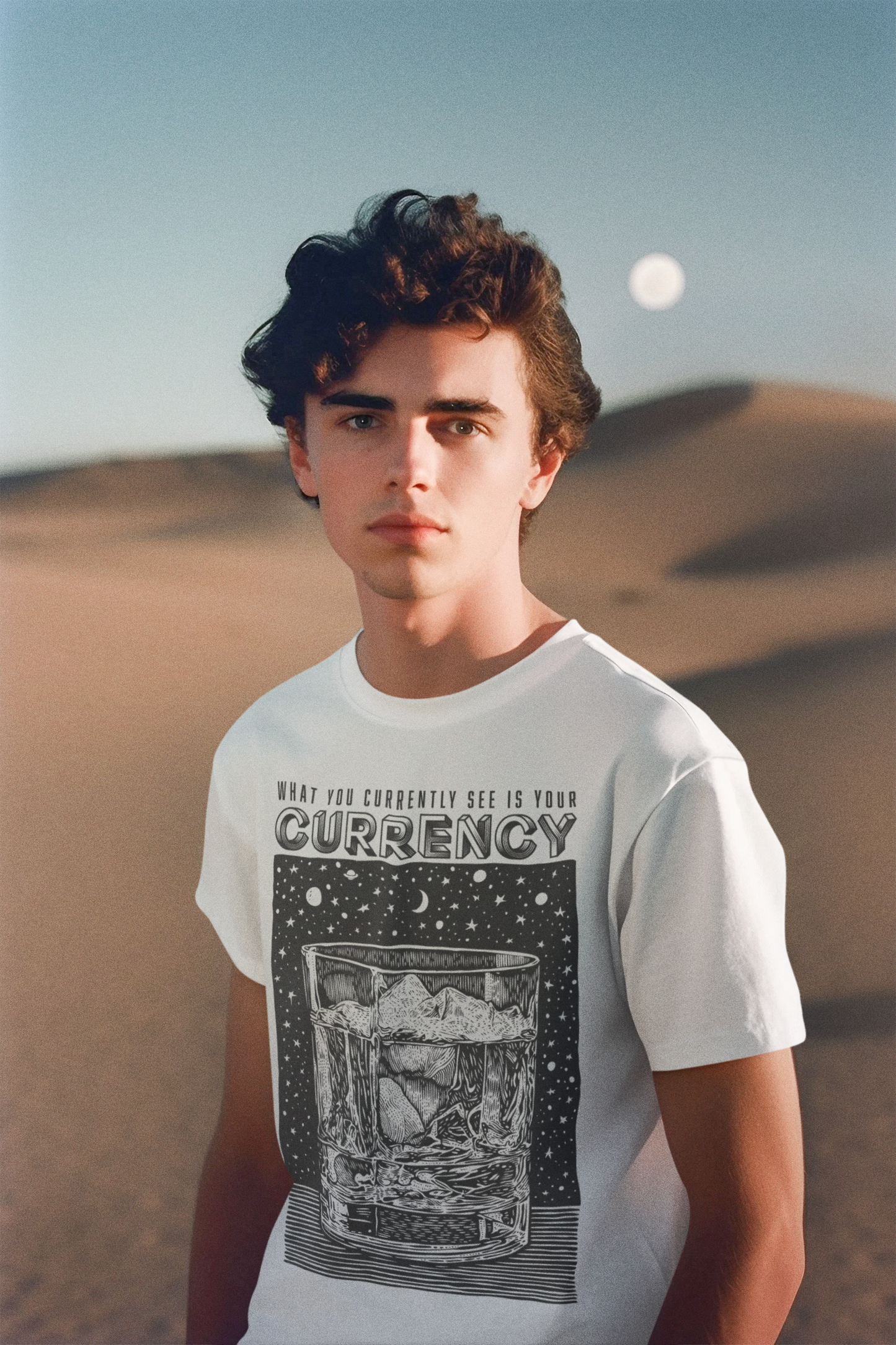 What You Currently See Is Your Currency - Glass Illusion Unisex T-Shirt