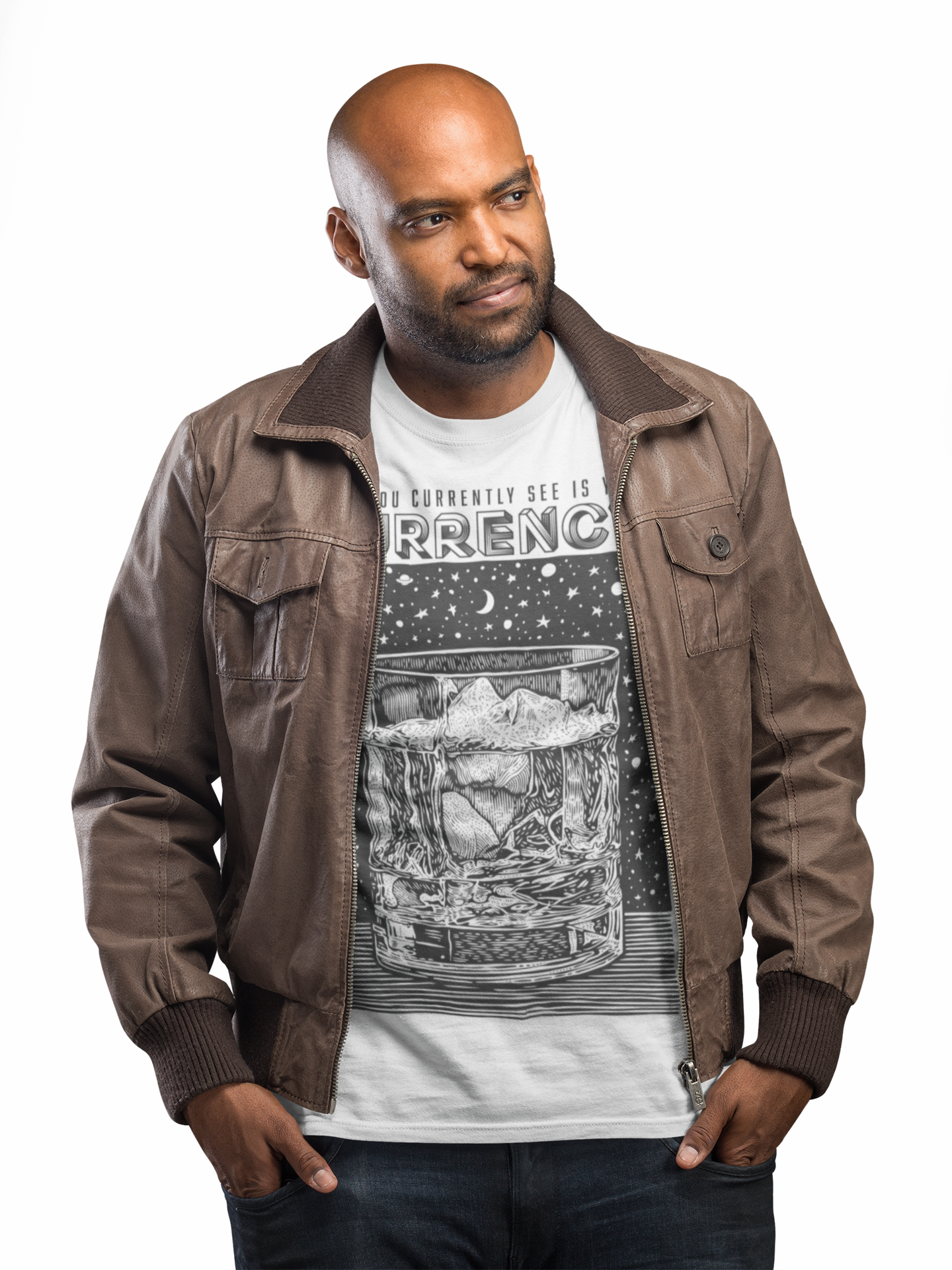 What You Currently See Is Your Currency - Glass Illusion Unisex T-Shirt