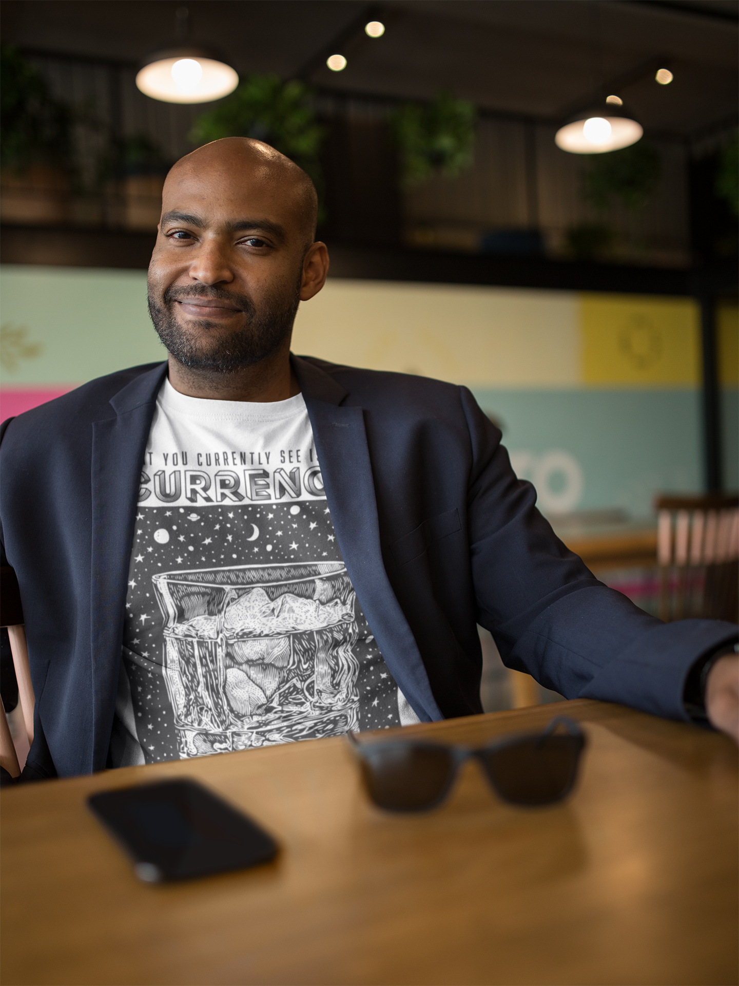 What You Currently See Is Your Currency - Glass Illusion Unisex T-Shirt