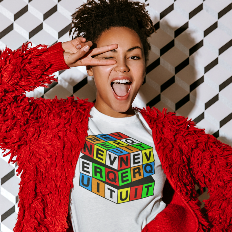 Never Quit Puzzle Cube