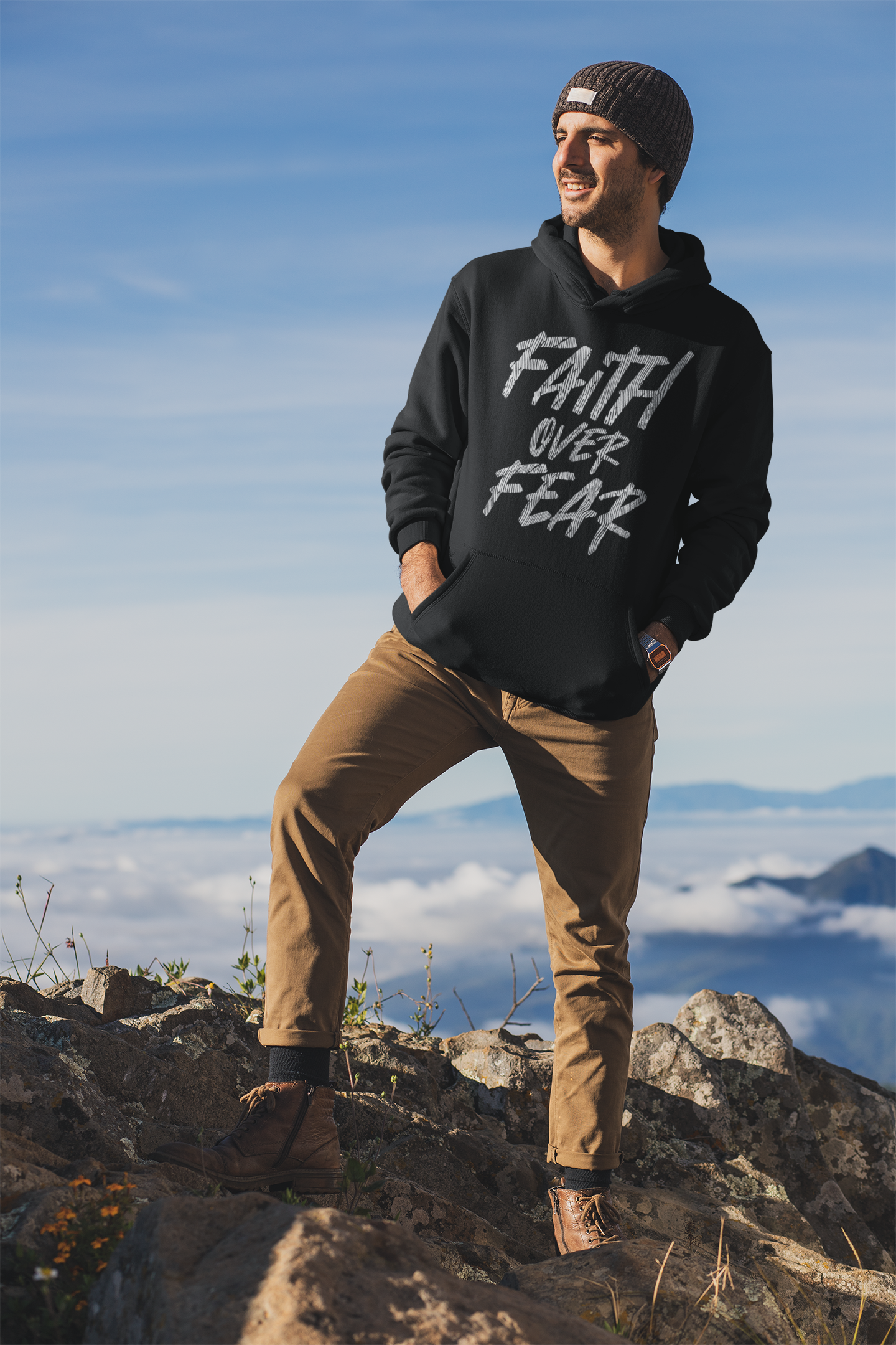 Faith Over Fear Unisex Hoodie