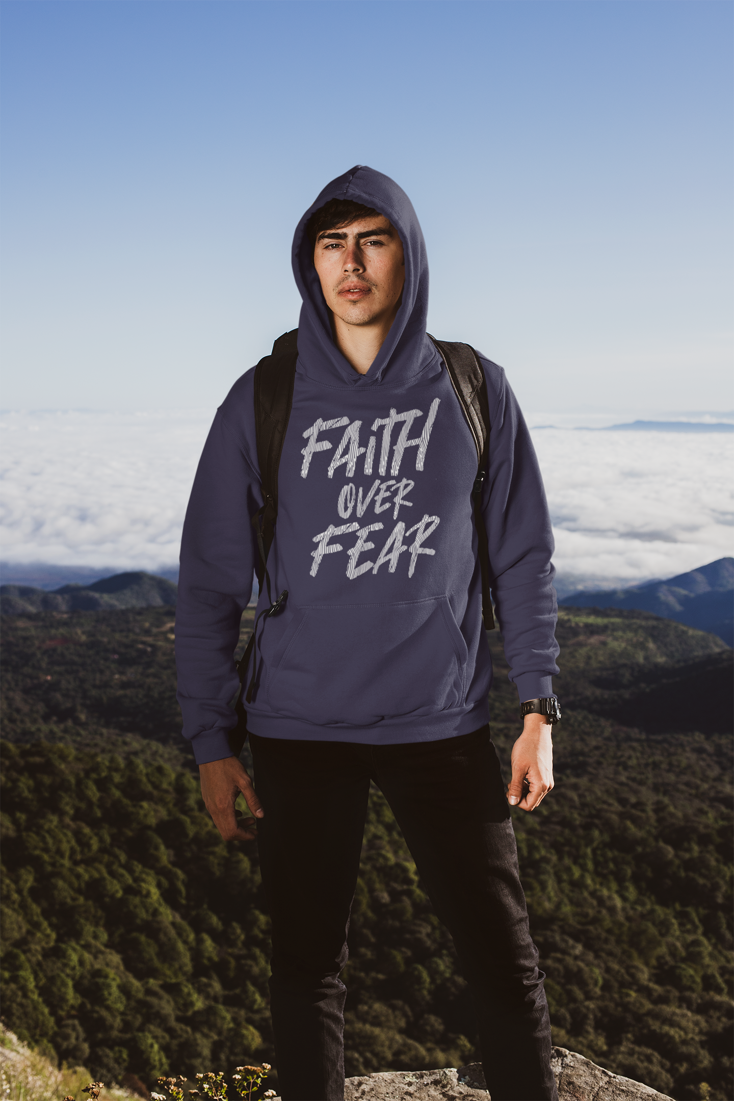 Faith Over Fear Unisex Hoodie