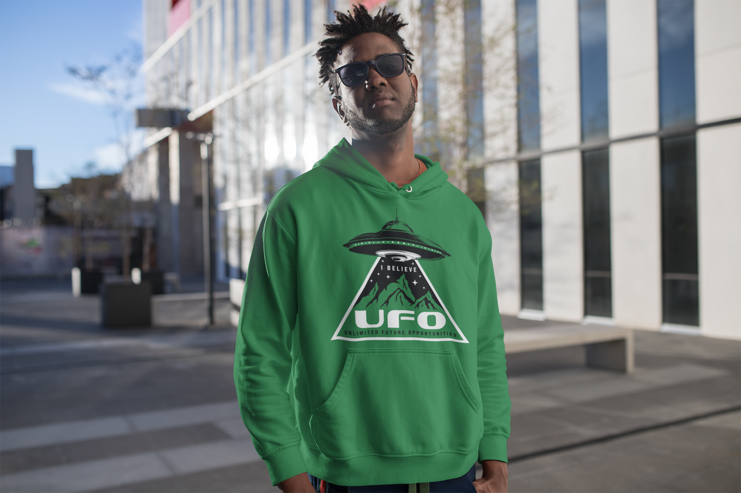 I Believe UFO Unlimited Future Opportunities Unisex Hoodie