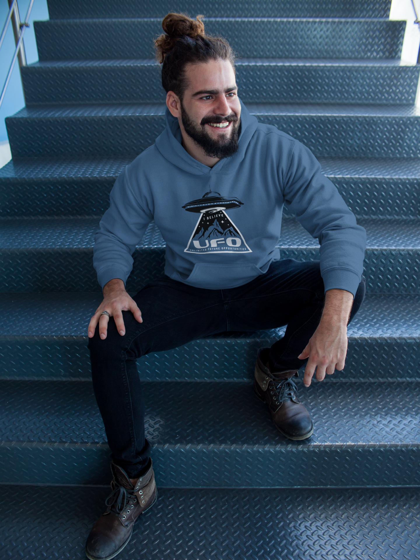 I Believe UFO Unlimited Future Opportunities Unisex Hoodie