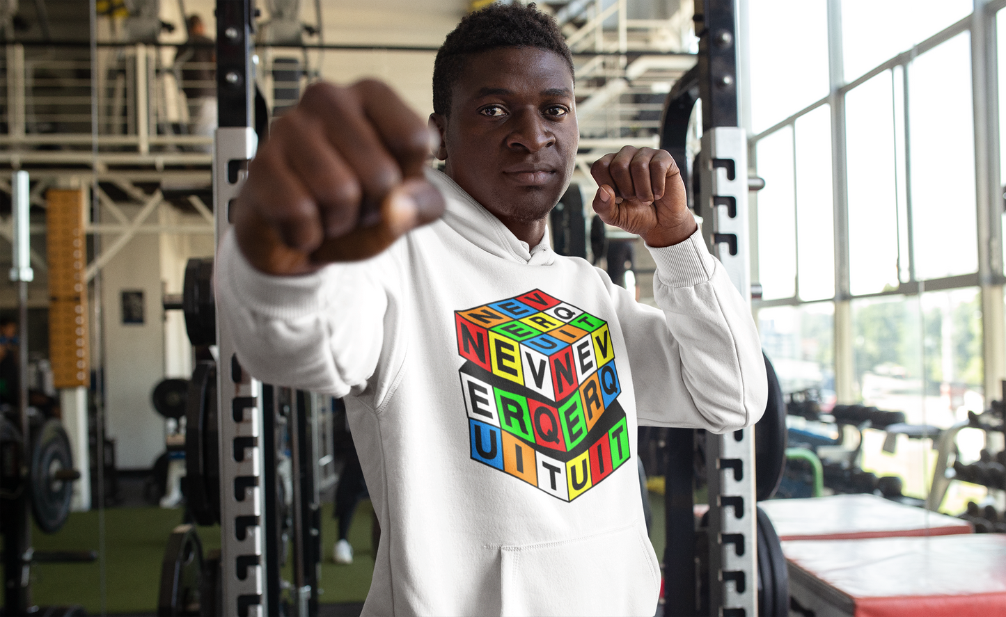 Never Quit Puzzle Cube Unisex Hoodie