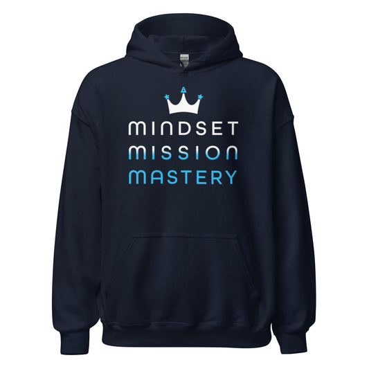 Mindset Mission Mastery Crown Unisex Hoodie